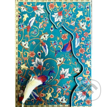 Luxusní zápisník Boncahier-Tapisserie Rayado Páv