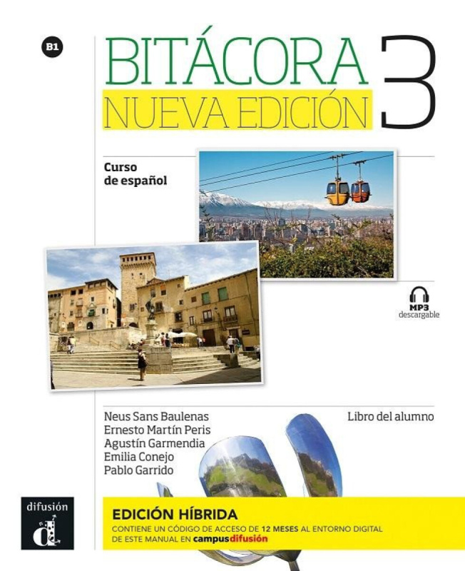 Bitácora Nueva 3 (B1) – Libro del alumno – Edición híbrida - kniha z kategorie Jazykové učebnice a slovníky