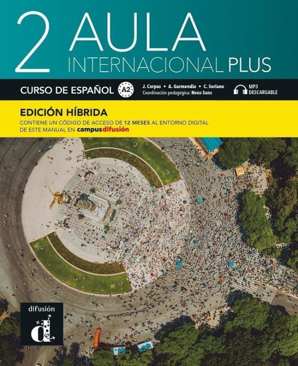 Aula Int. Plus 2 (A2) – Libro del alumno – Edición híbrida - kniha z kategorie Jazykové učebnice a slovníky