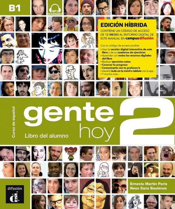 Gente Hoy 2 (B1) – Edición híbrida Libro del alumno + Campus (12 meses) - kniha z kategorie Jazykové učebnice a slovníky