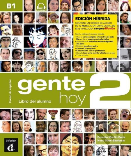 Gente Hoy 2 (B1) – Edición híbrida Libro del alumno + Campus (12 meses) - kniha z kategorie Jazykové učebnice a slovníky