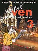 NUEVO VEN 3 PROFESOR + CD Edelsa