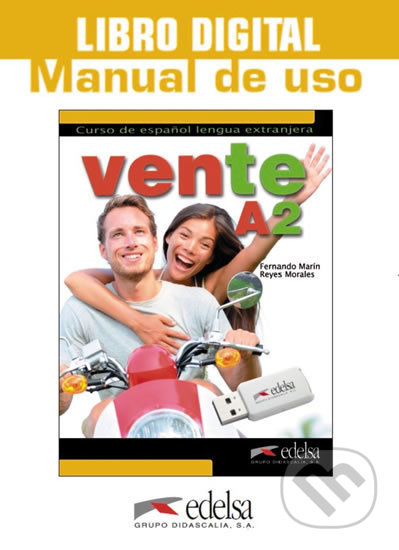 Vente 3/A2: Libro Digital/Manual De Uso + flashdisk - kniha z kategorie Jazykové učebnice a slovníky