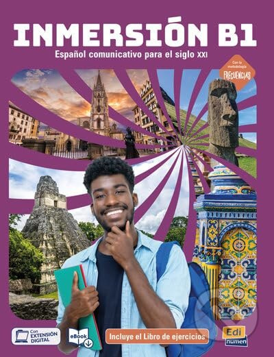 Inmersión : Espagnol - B1 - Libro del estudiante/Libro de ejercicios - kniha z kategorie Jazykové učebnice a slovníky