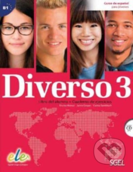 Diverso 3 : Student and Exercises : Curso de Espanol para Jovenes - kniha z kategorie Jazykové učebnice a slovníky
