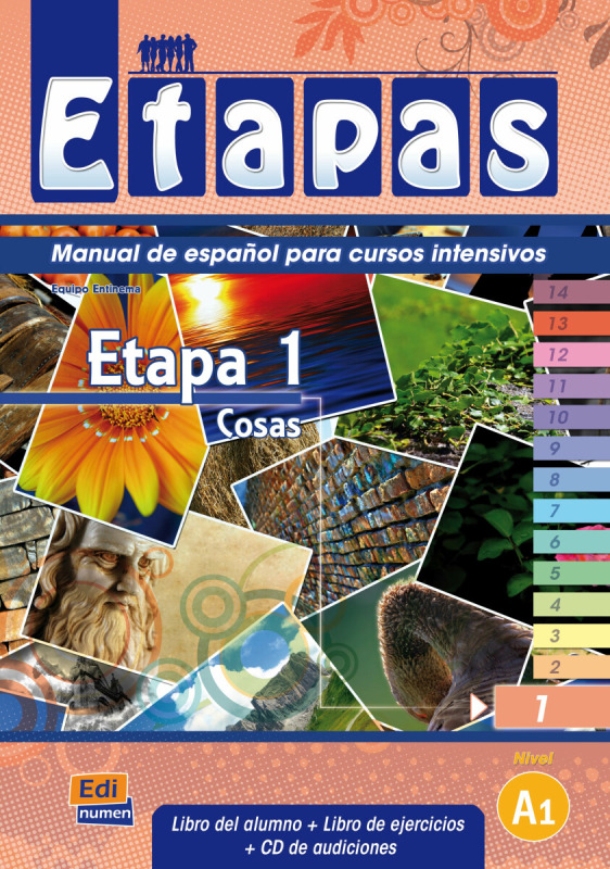 Etapas 1 Libro del alumno + Ejercicios + CD Edinumen