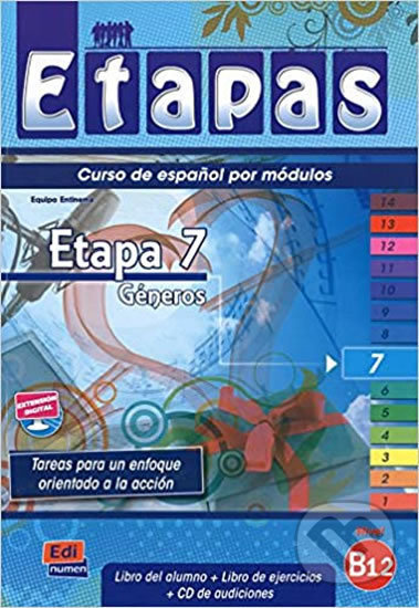 Etapas 7 Libro del alumno + Ejercicios + CD Edinumen