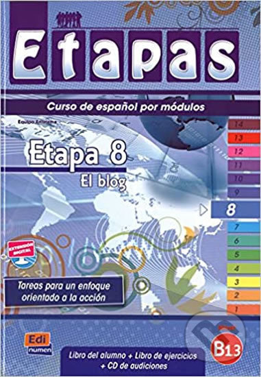 Etapas 8 Libro del alumno + Ejercicios + CD Edinumen