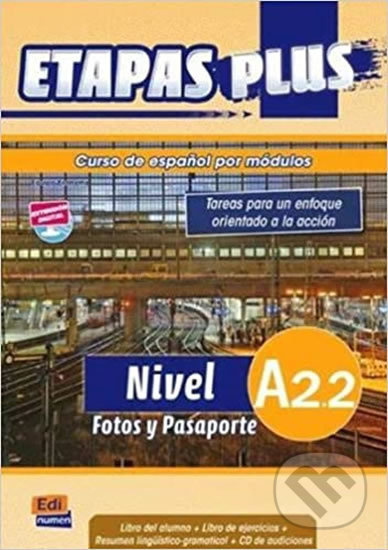 Etapas Plus A2.2 Libro del alumno/Ejercicios + CD Edinumen