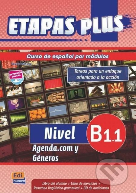 Etapas Plus B1.1 Libro del alumno/Ejercicios + CD Edinumen