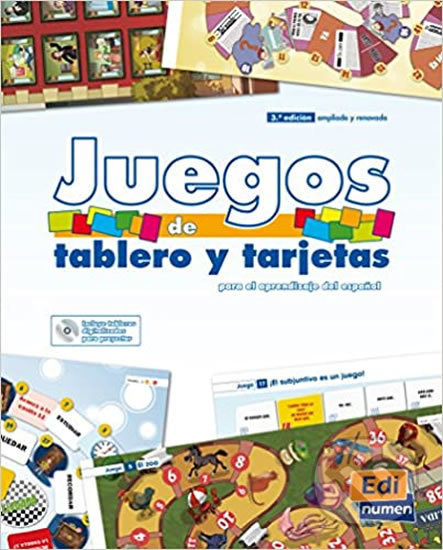 Juegos de tablero y tarjetas + CD-ROM NE - kniha z kategorie Jazykové učebnice a slovníky