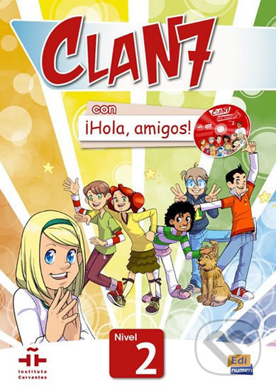 Clan 7 con a#161;Hola, amigos! Nivel 2 Libro del alumno + CD-ROM Edinumen
