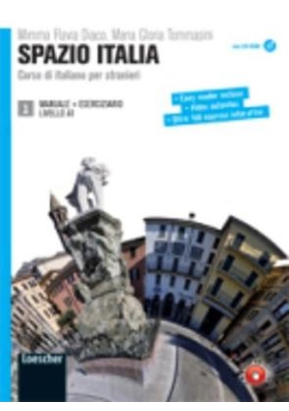 Spazio Italia, Manuale + Eserciziario + DVD-ROM + Digitale 1 (A1) Loescher Coedizioni