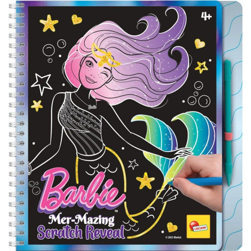 Zdrapávací sešit Barbie mer - úžasné odhalení