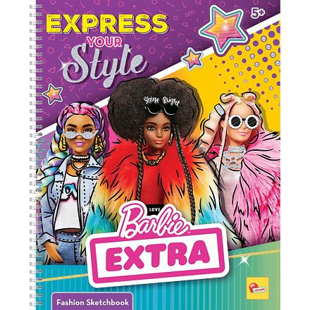 Szkicovník Barbie - Vyjádři svůj styl