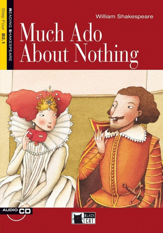 Black Cat MUCH ADO ABOUT NOTHING + CD ( Reading a Training Level 4)  BLACK CAT - CIDEB