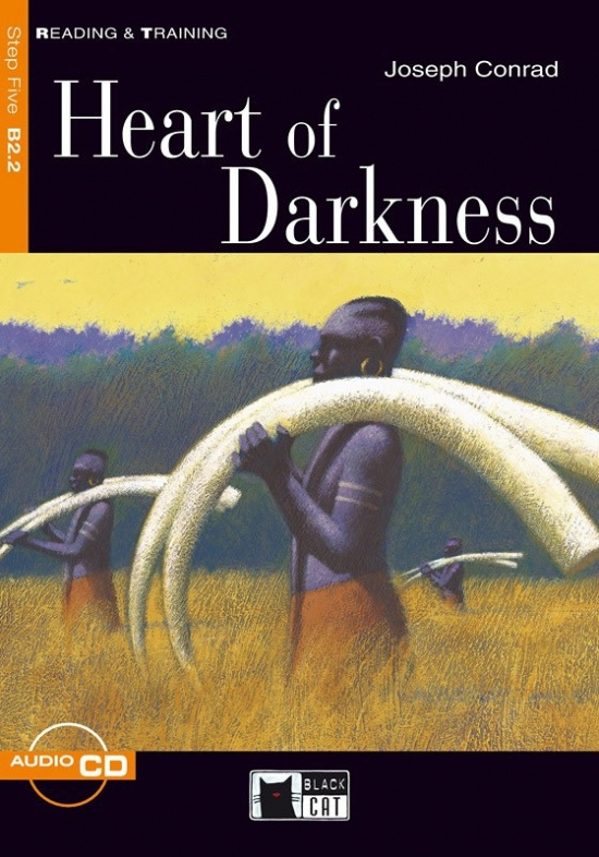 Black Cat HEART OF DARKNESS + CD ( Reading a Training Level 5)  BLACK CAT - CIDEB