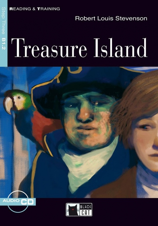 Black Cat TREASURE ISLAND + CD ( Reading a Training Level 3)  BLACK CAT - CIDEB
