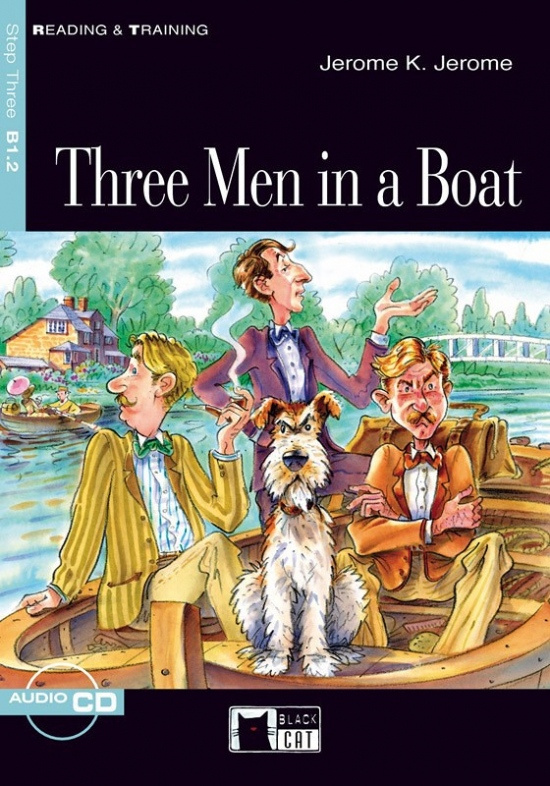Black Cat THREE MEN IN A BOAT + CD ( Reading a Training Level 3)  BLACK CAT - CIDEB