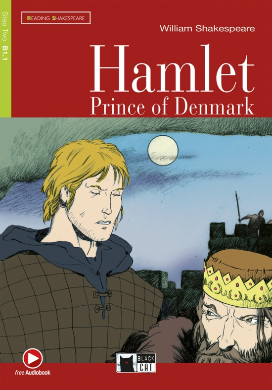 Black Cat Hamlet Prince of Denmark + CD ( Reading a Training Level 2)  BLACK CAT - CIDEB