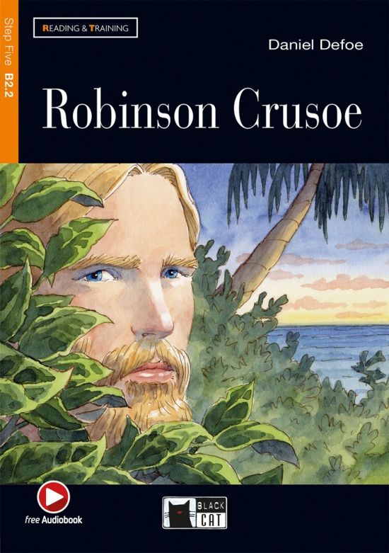 Black Cat ROBINSON CRUSOE + CD ( Reading a Training Level 5)  BLACK CAT - CIDEB