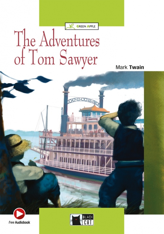Black Cat Readers Green Apple Edition 1 - Adventures Of Tom Sawyer + CD-ROM BLACK CAT - CIDEB