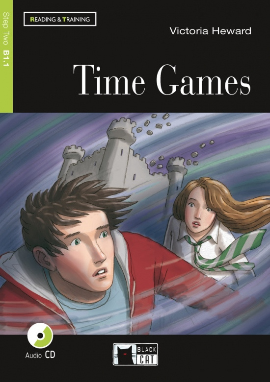 Black Cat TIME GAMES + CD ( Reading a Training Level 2) BLACK CAT - CIDEB