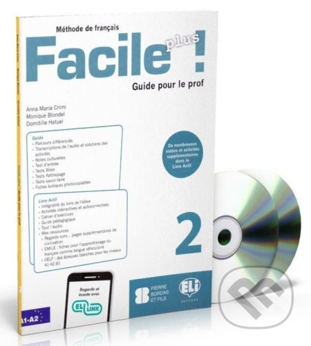 Facile plus 2 - Guide pedagogique + 2 AUDIO CDs - Maria Anna Crimi - kniha z kategorie Jazykové učebnice a slovníky