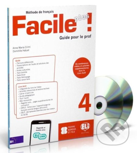 Facile plus 4 - Guide pedagogique + 2 AUDIO CDs - Maria Anna Crimi - kniha z kategorie Jazykové učebnice a slovníky