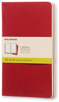 Moleskine sešity 3 ks čisté - červené L