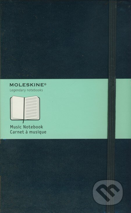 Hudební zápisník Moleskine L, černý