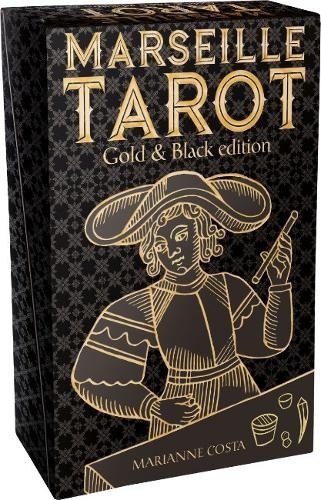 Marseille Tarot - Gold a Black Edition Lo Scarabeo