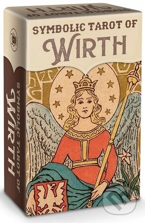 Symbolic Tarot of Wirth - Mini Tarot (78 Gold Print Tarot Cards with Instructions) - hra z kategorie Věštění z karet