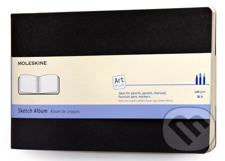 Skicář Moleskine Album, L černý