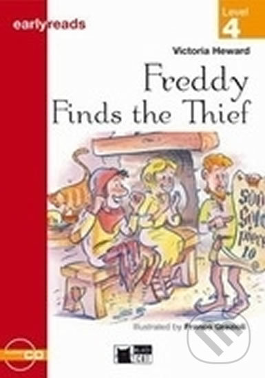 Black Cat FREDDY FINDS THE THIEF + CD ( Early Readers Level 4) BLACK CAT - CIDEB