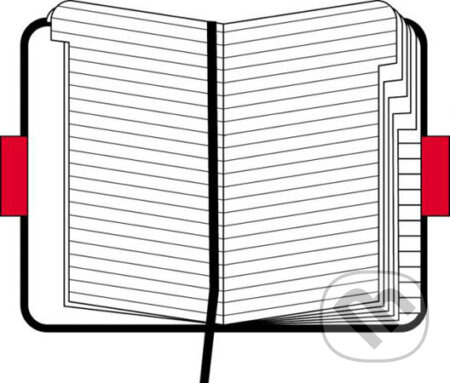 Adresář Moleskine - tvrdé desky S, černý