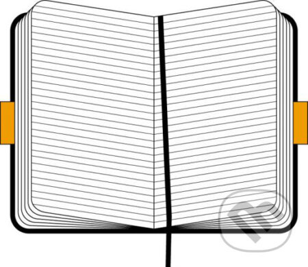 Moleskine zápisník tvrdý linkovaný černý L