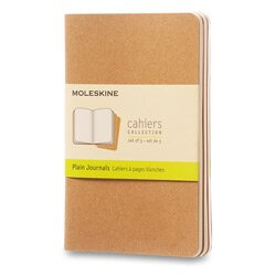 Moleskine sešity 3 ks čisté - karton S