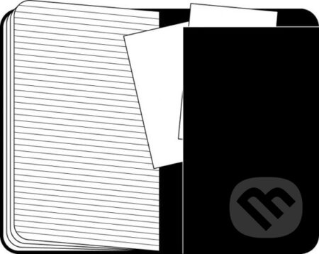 Sešity Moleskine Cahier, XL, linkované, 3 ks černý