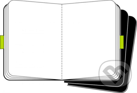 Moleskine sešity 3 ks, čisté - černé XL