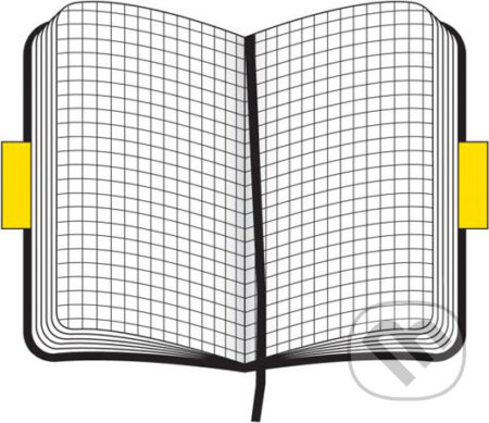 Zápisník Moleskine měkký čtverečkovaný černý S