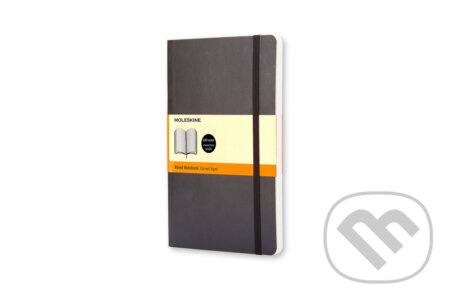 Zápisník Moleskine - tvrdé desky, L, linkovaný černý