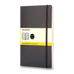 Zápisník Moleskine měkký čtverečkovaný černý L