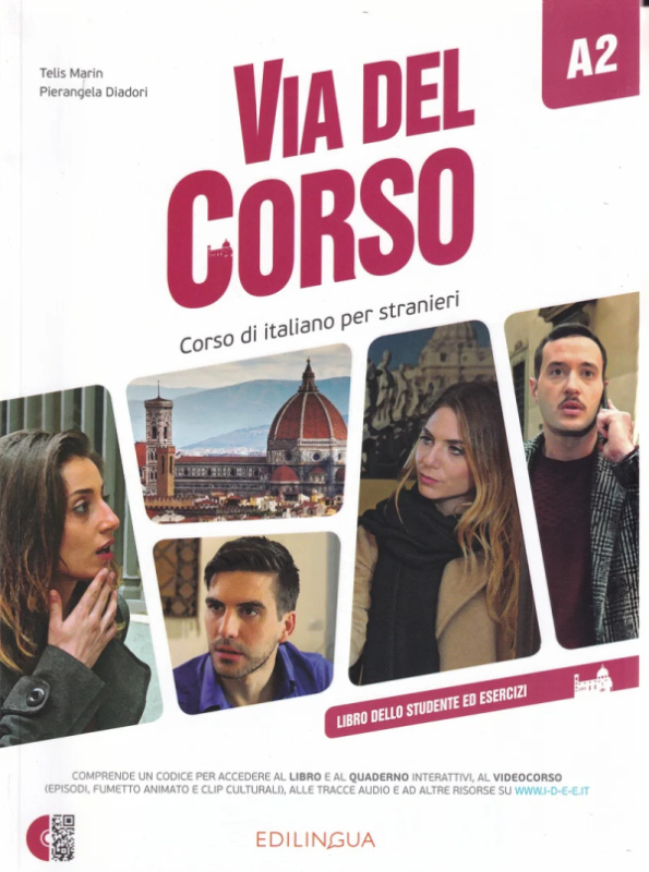 Via del Corso A2: Libro dello studente ed esercizi - kniha z kategorie Jazykové učebnice a slovníky