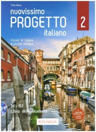 Nuovissimo Progetto italiano 2 B1-2 Libro+DVD Video Edilingua