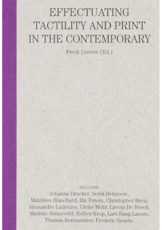 Can you feel it? Effectuating tactility and print in the contemporary Set Margins' publications