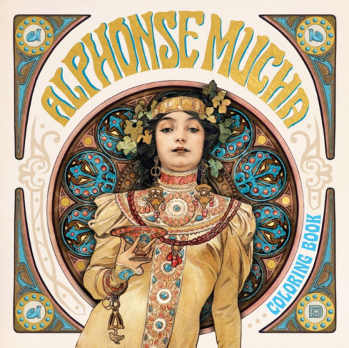 Dokument Forlag Alphonse Mucha Coloring Book