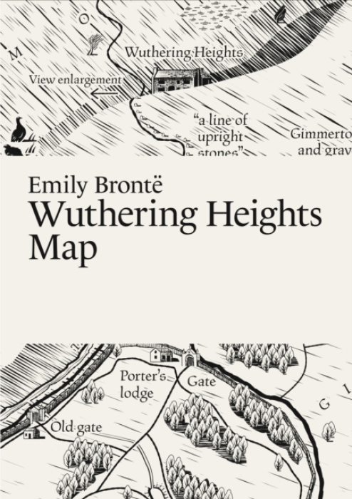 Paris Grafik Emily Bronte, Wuthering Heights Map - Thelander, Martin, Master of Fine Arts
