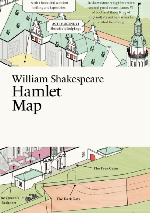 Paris Grafik William Shakespeare, Hamlet Map - Thelander, Martin, Master of Fine Arts