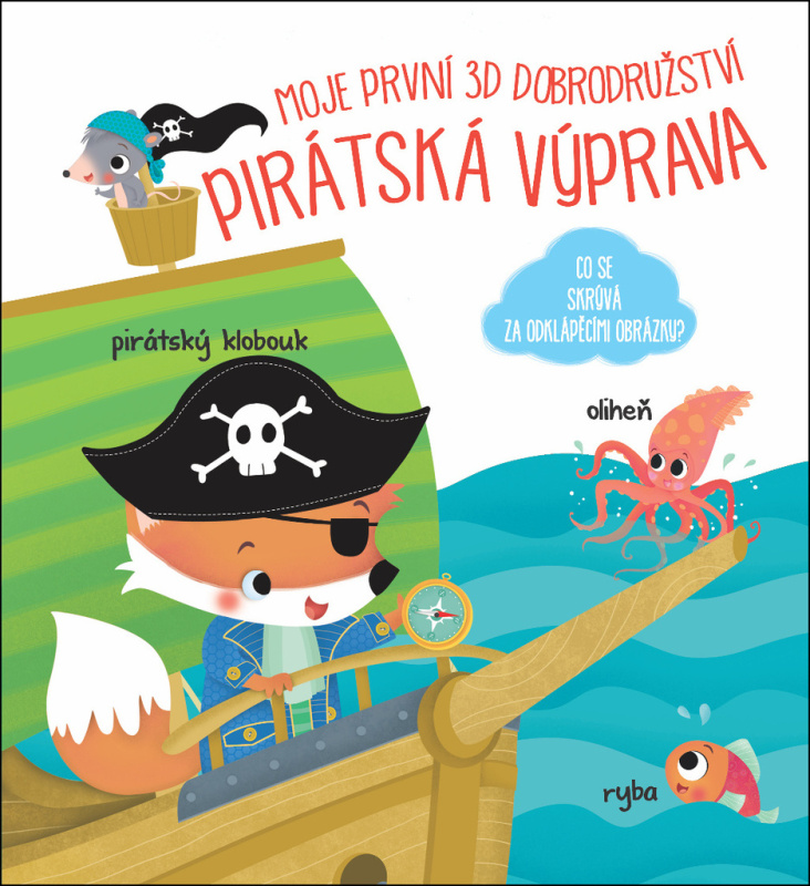 Moje první 3D dobrodružství Pirátská výprava - kniha z kategorie Omalovánky, vystřihovánky, papír